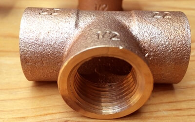 Cupro Nickel 90/10 ASTM B171 ANSI B16.11 Tee