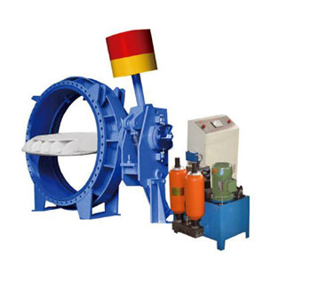 Hydraulic Counterweight Butterfly Valve